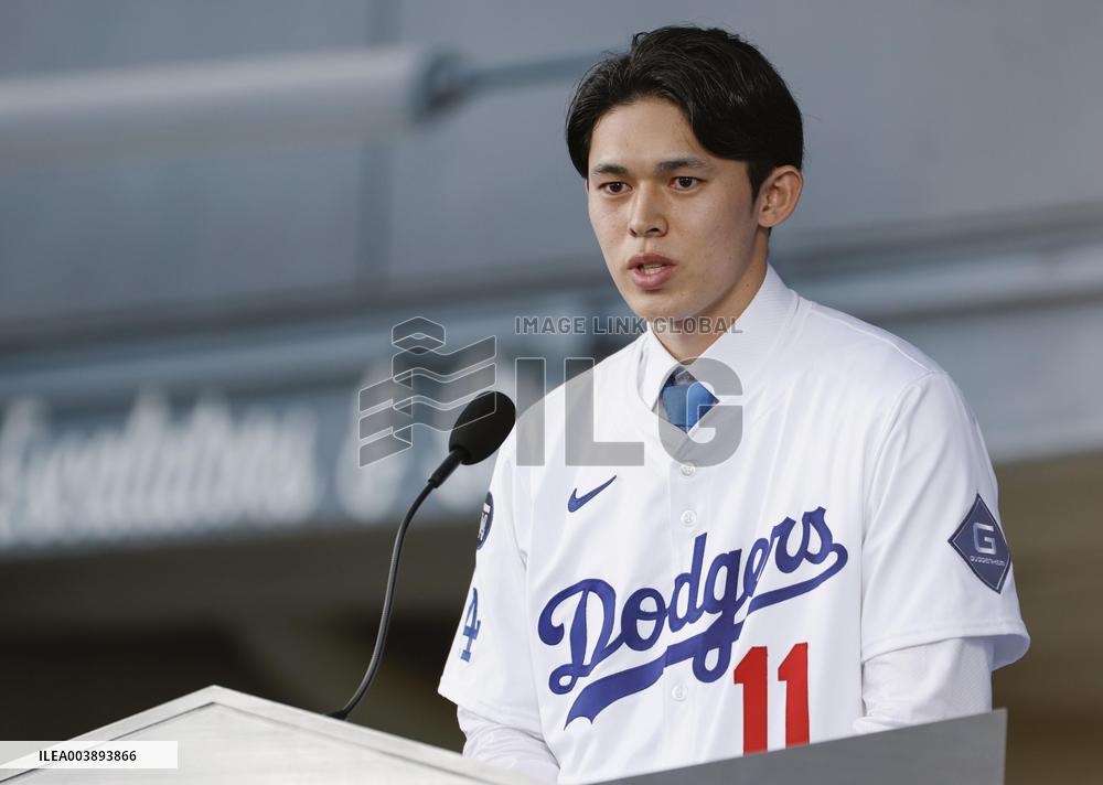 Baseball: New Los Angeles Dodger Roki Sasaki