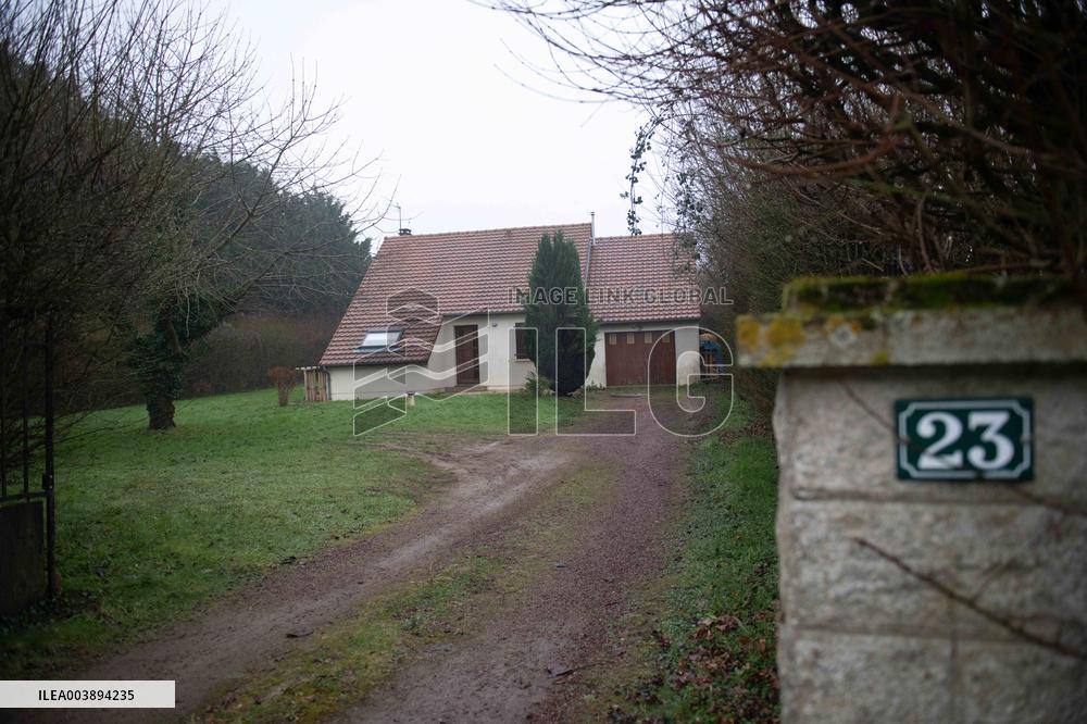 A View Of The House Where Lydie Loge Lived - Orne