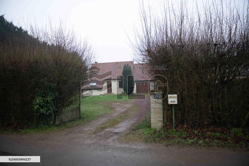 A View Of The House Where Lydie Loge Lived - Orne