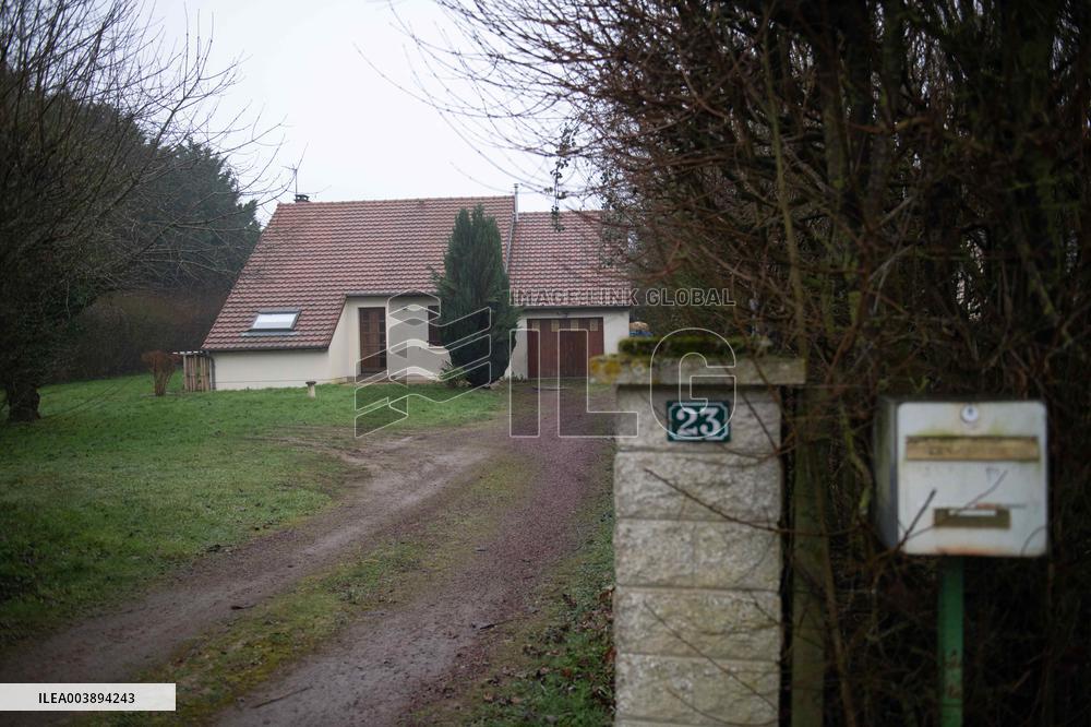 A View Of The House Where Lydie Loge Lived - Orne