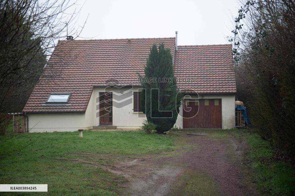 A View Of The House Where Lydie Loge Lived - Orne
