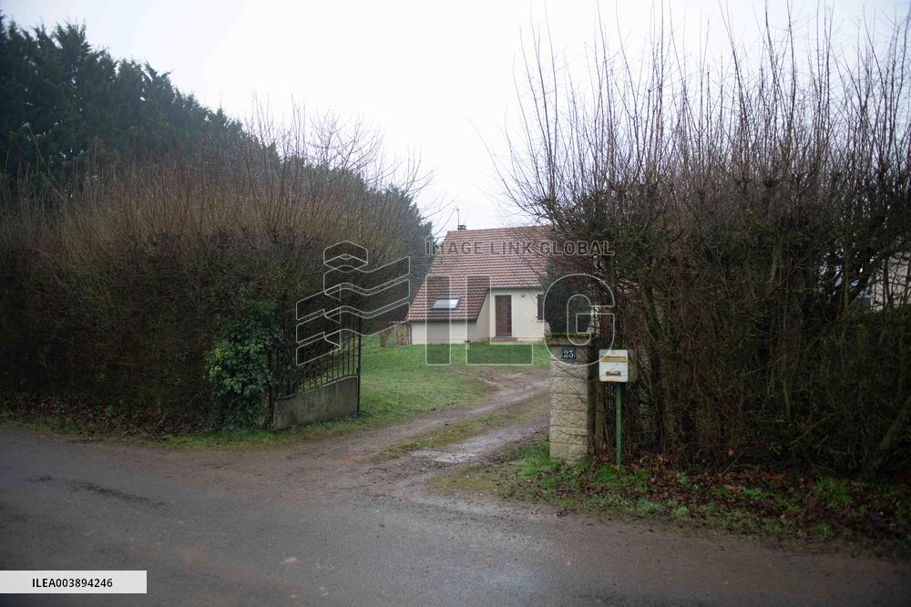A View Of The House Where Lydie Loge Lived - Orne