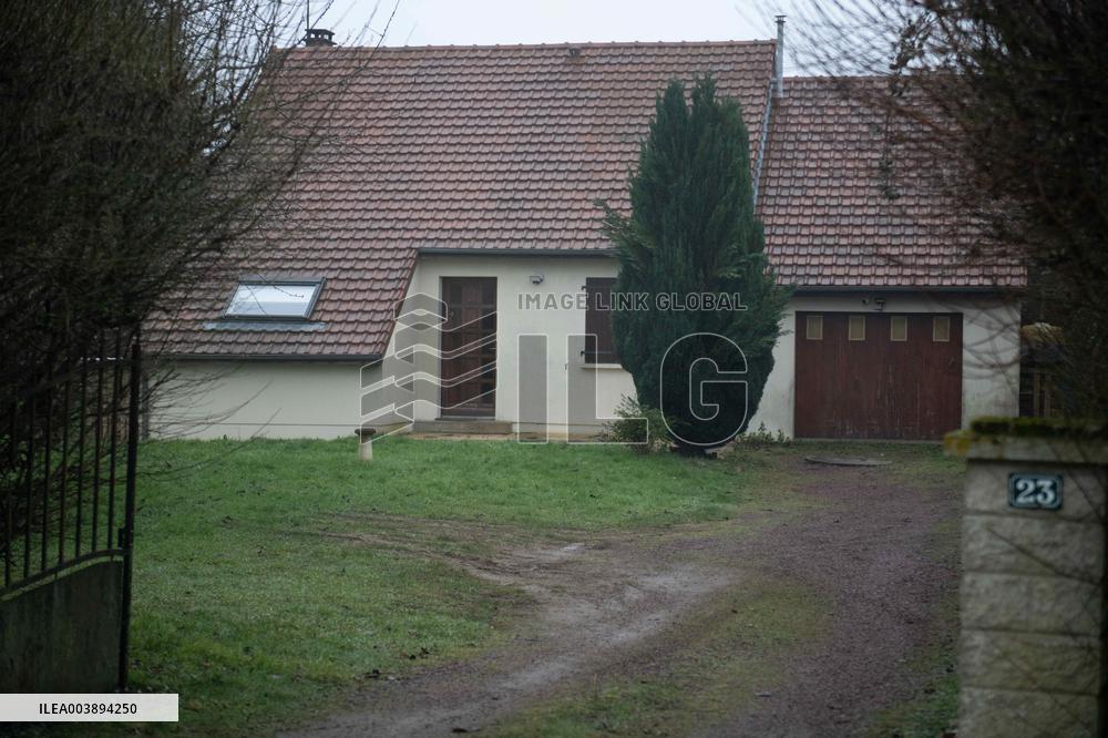 A View Of The House Where Lydie Loge Lived - Orne