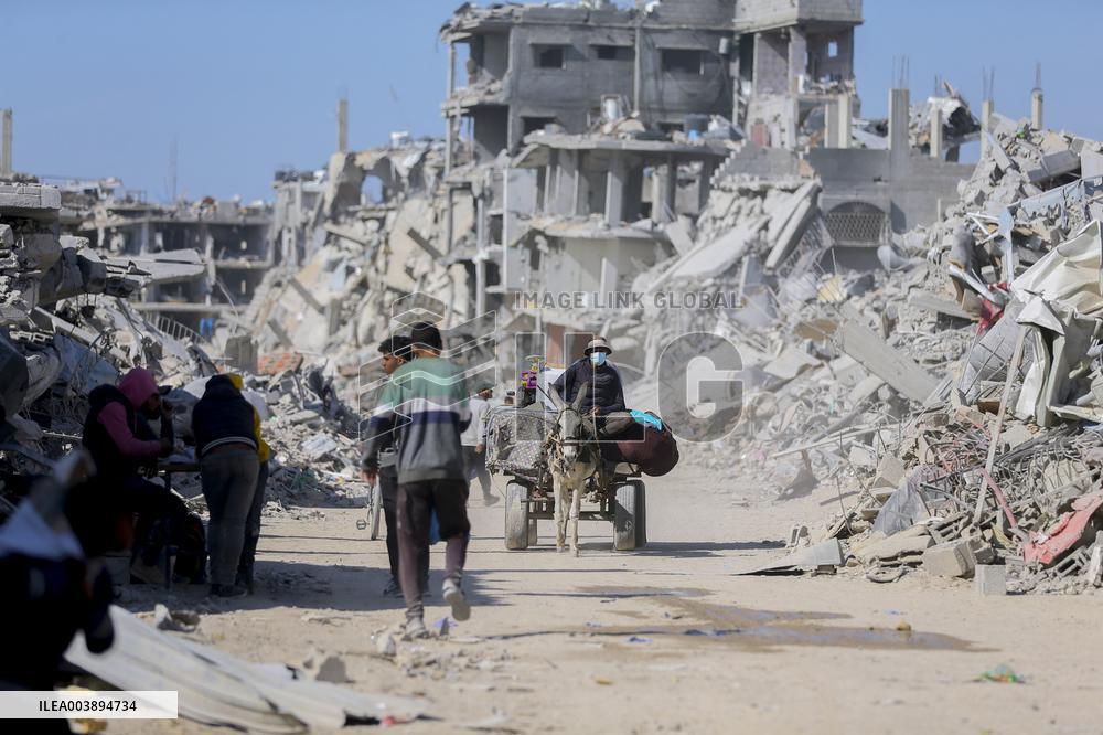 Third Day of A Ceasefire Between Israel and Hamas - Gaza