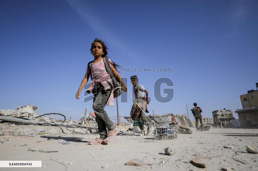 Third Day of A Ceasefire Between Israel and Hamas - Gaza