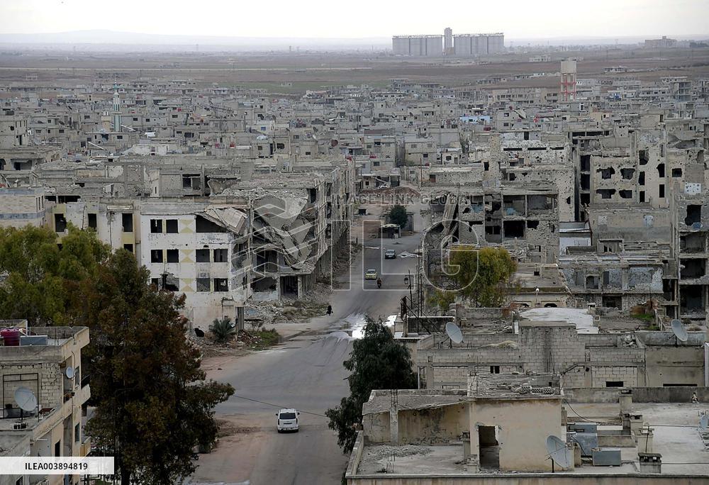 View Of The War-Torn Daraa City - Syria