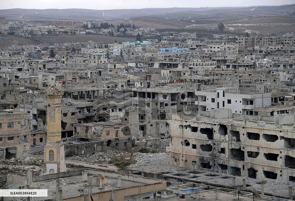 View Of The War-Torn Daraa City - Syria