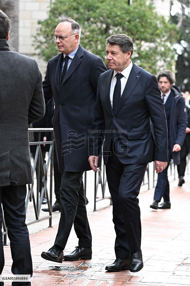 NO TABLOIDS - Didier Guillaume Funeral - Monaco