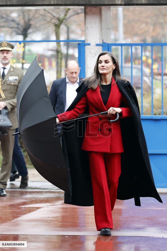 Queen Letizia Visits Think Equal Program - Madrid