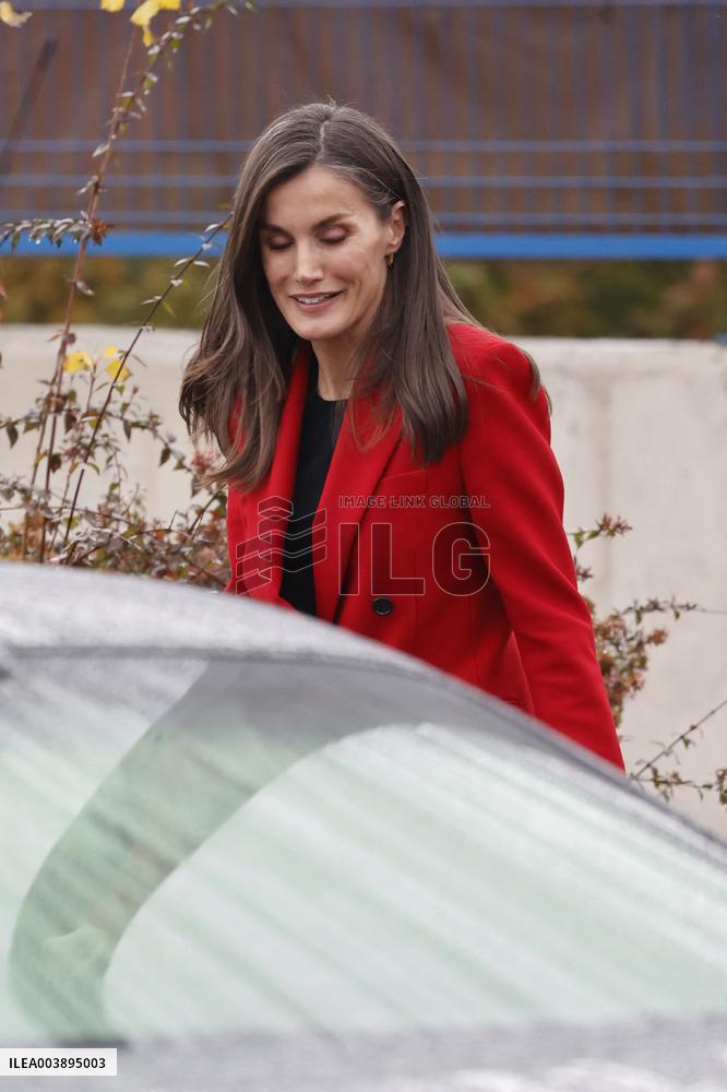 Queen Letizia Visits Think Equal Program - Madrid
