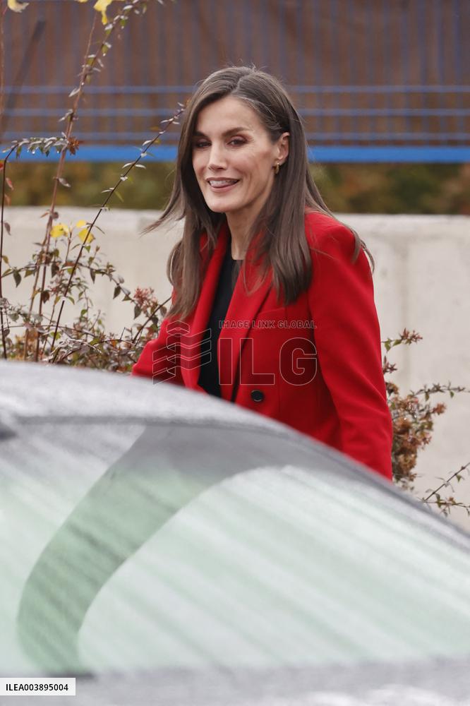 Queen Letizia Visits Think Equal Program - Madrid