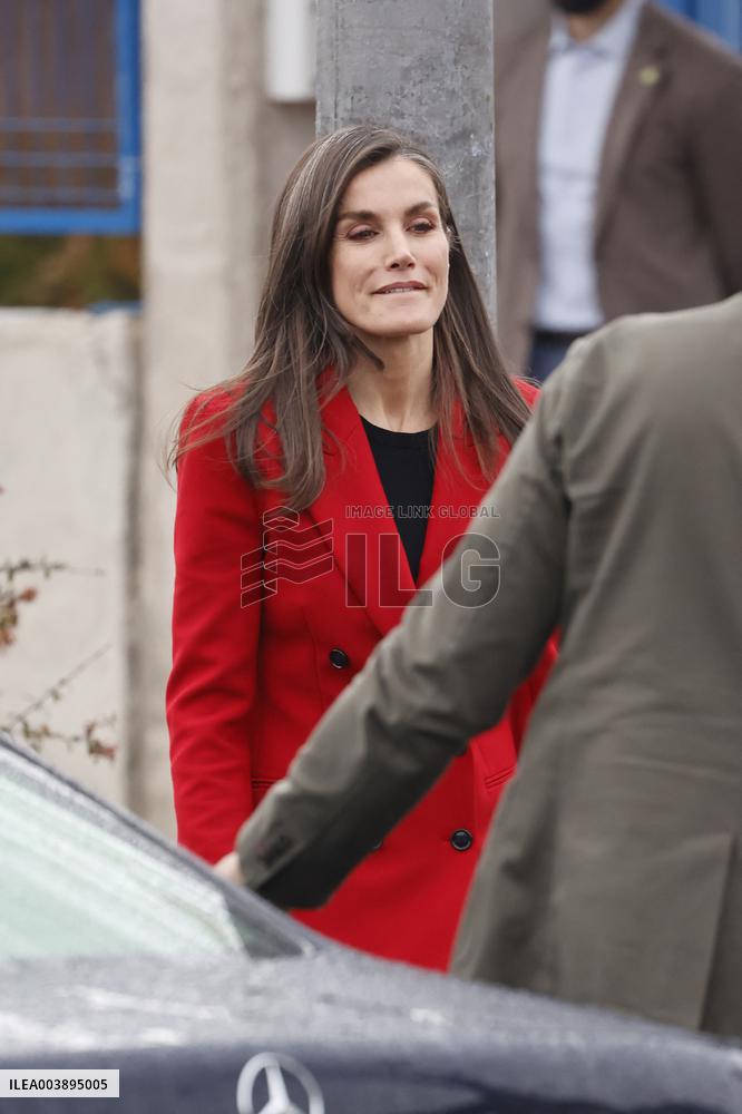Queen Letizia Visits Think Equal Program - Madrid