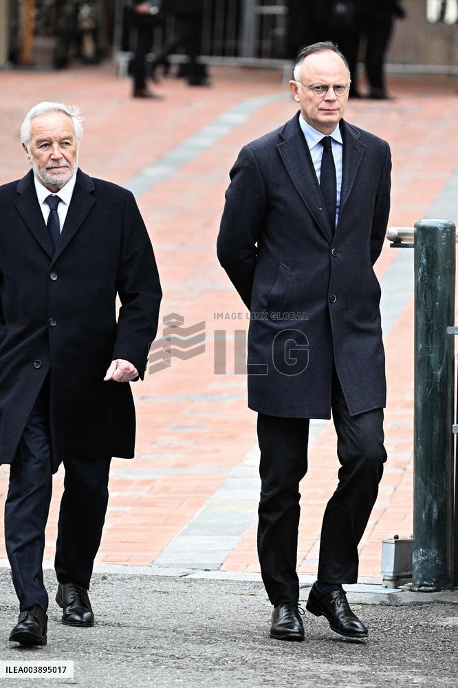 NO TABLOIDS - Didier Guillaume Funeral - Monaco