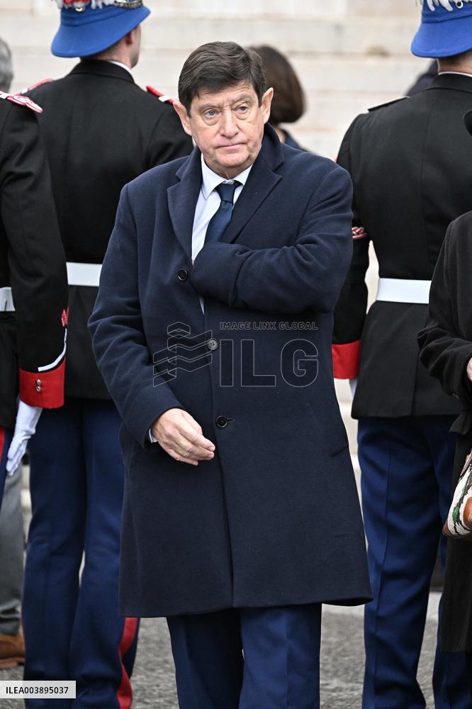NO TABLOIDS - Didier Guillaume Funeral - Monaco