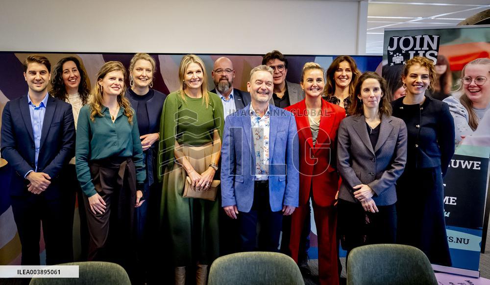 Queen Máxima Makes A Working Visit To The Join Us Foundation - Hertogenbosch
