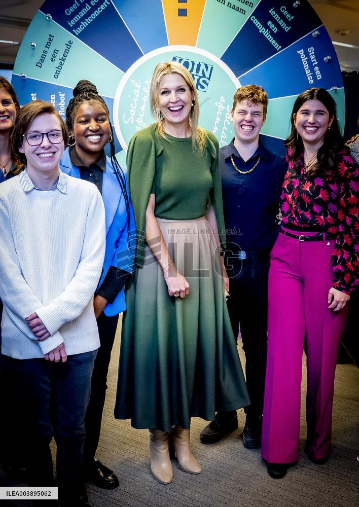 Queen Máxima Makes A Working Visit To The Join Us Foundation - Hertogenbosch