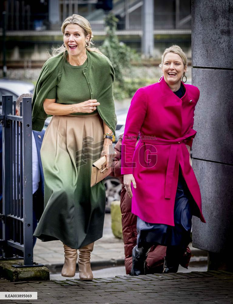 Queen Máxima Makes A Working Visit To The Join Us Foundation - Hertogenbosch