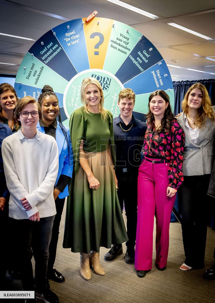 Queen Máxima Makes A Working Visit To The Join Us Foundation - Hertogenbosch