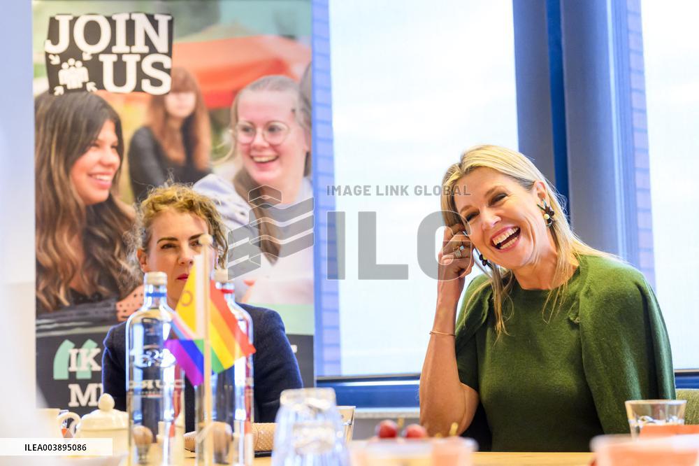 Queen Máxima Makes A Working Visit To The Join Us Foundation - Hertogenbosch