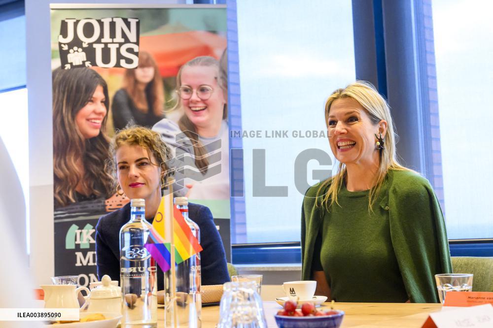 Queen Máxima Makes A Working Visit To The Join Us Foundation - Hertogenbosch
