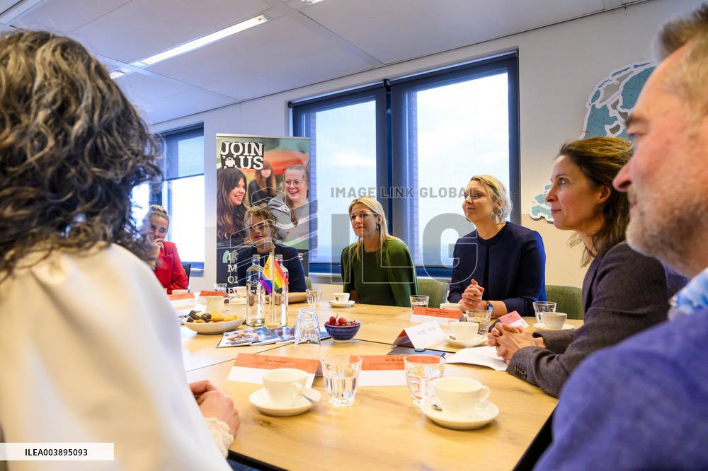 Queen Máxima Makes A Working Visit To The Join Us Foundation - Hertogenbosch