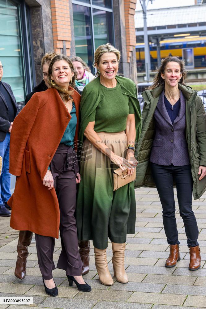 Queen Máxima Makes A Working Visit To The Join Us Foundation - Hertogenbosch
