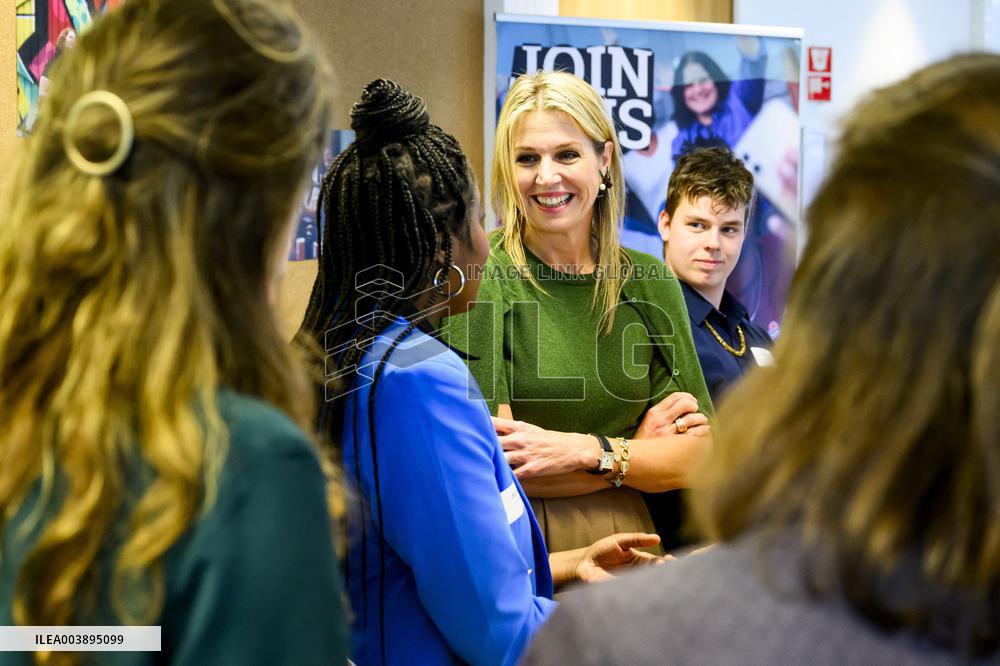 Queen Máxima Makes A Working Visit To The Join Us Foundation - Hertogenbosch