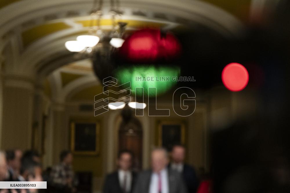 US Senate Democrats Weekly Luncheon Press Conference - DC