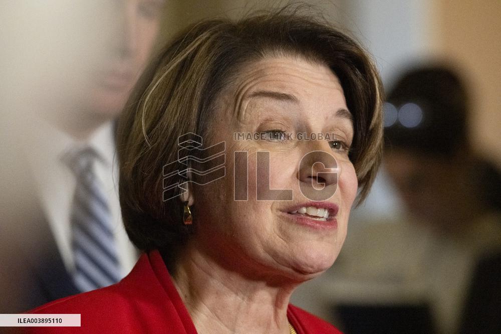 US Senate Democrats Weekly Luncheon Press Conference - DC