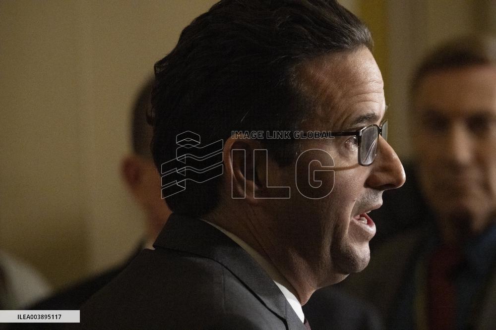 US Senate Democrats Weekly Luncheon Press Conference - DC