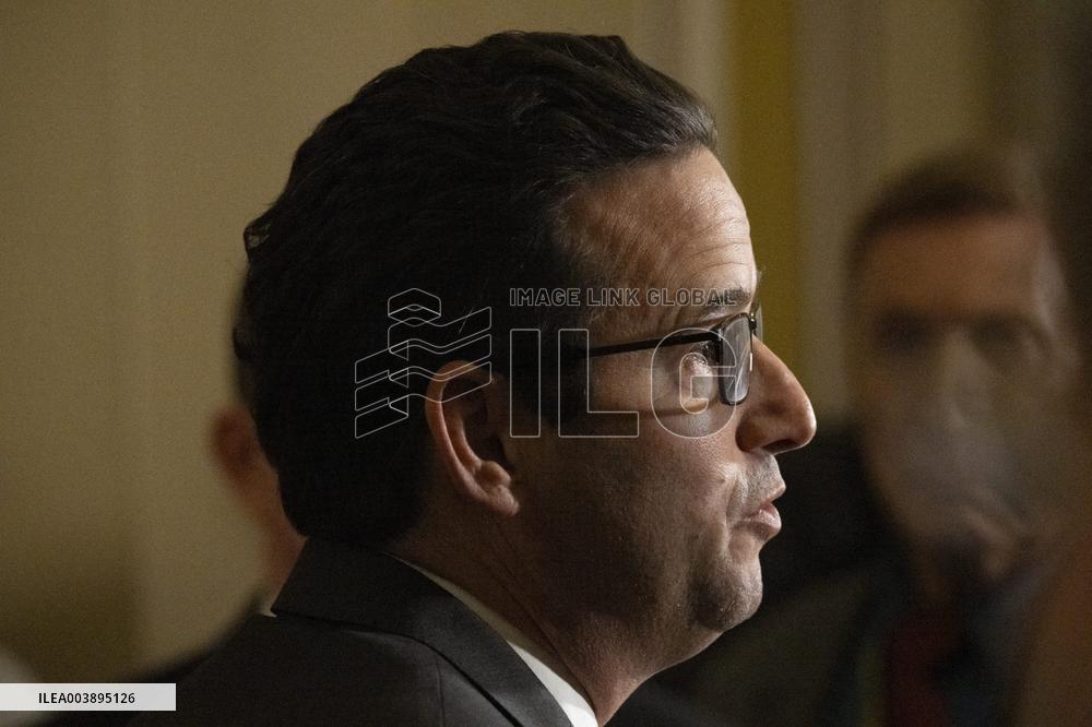 US Senate Democrats Weekly Luncheon Press Conference - DC