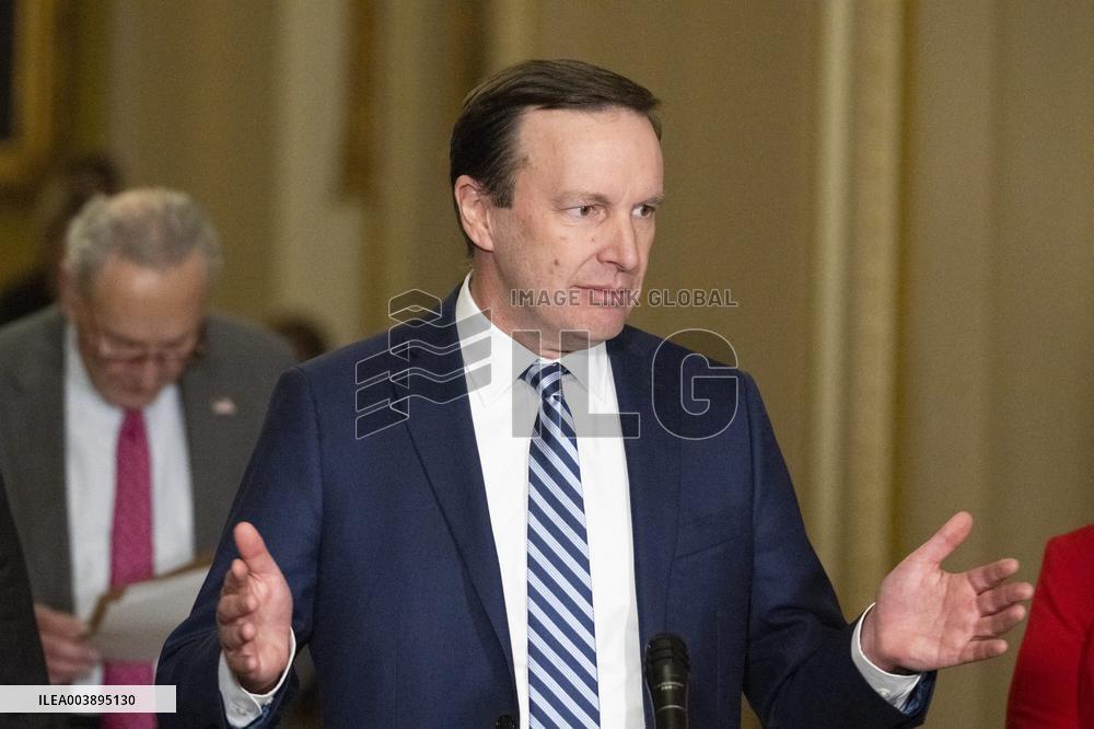 US Senate Democrats Weekly Luncheon Press Conference - DC