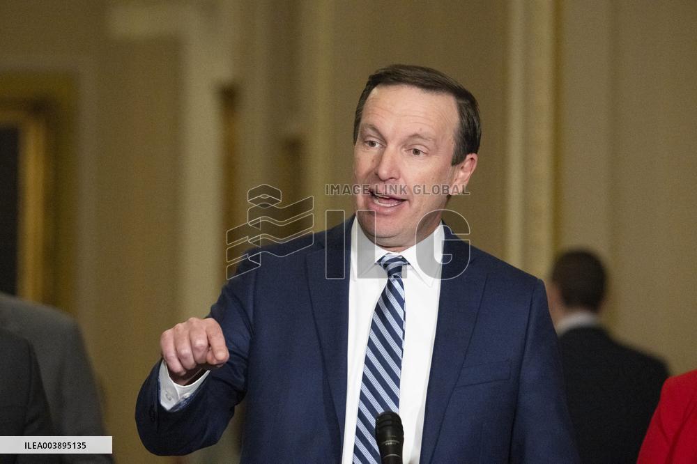 US Senate Democrats Weekly Luncheon Press Conference - DC