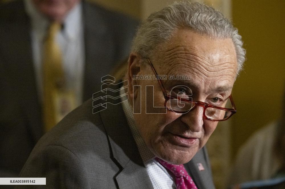 US Senate Democrats Weekly Luncheon Press Conference - DC