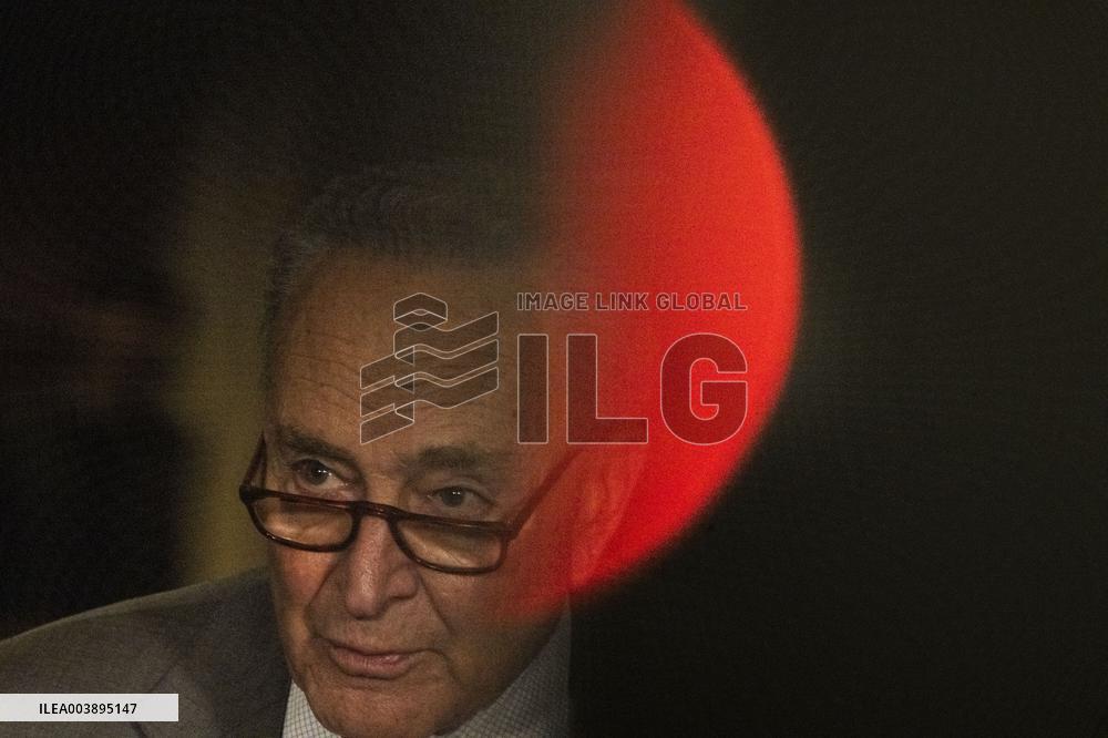 US Senate Democrats Weekly Luncheon Press Conference - DC