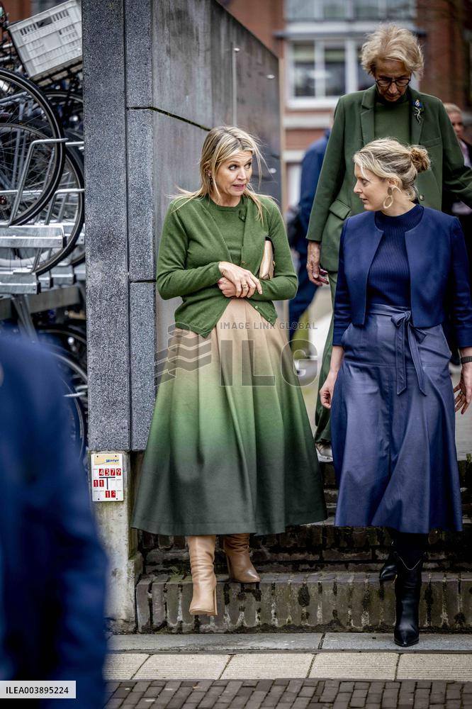 Queen Máxima Makes A Working Visit To The Join Us Foundation - Hertogenbosch