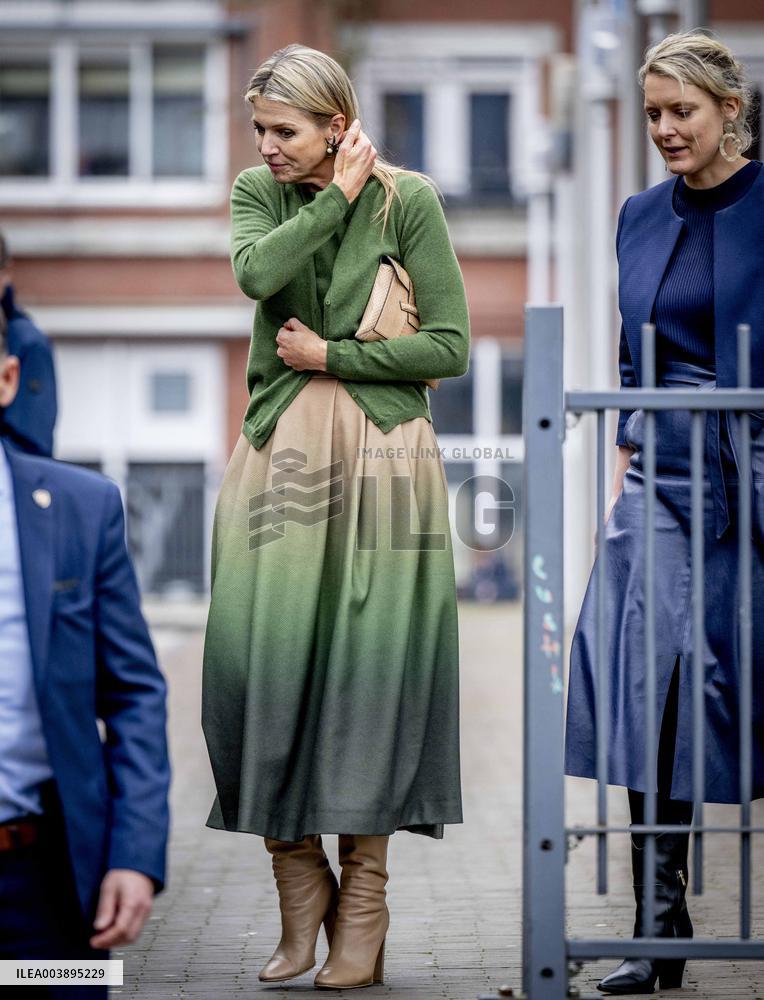 Queen Máxima Makes A Working Visit To The Join Us Foundation - Hertogenbosch