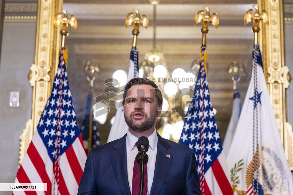 Vice President JD Vance swears in John Ratcliffe as Director of the Central Intelligence Agency