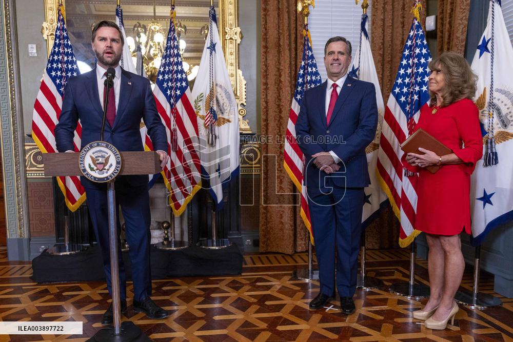 Vice President JD Vance swears in John Ratcliffe as Director of the Central Intelligence Agency