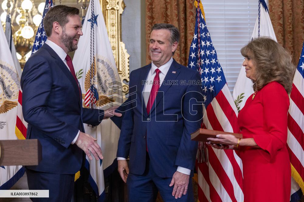 Vice President JD Vance swears in John Ratcliffe as Director of the Central Intelligence Agency