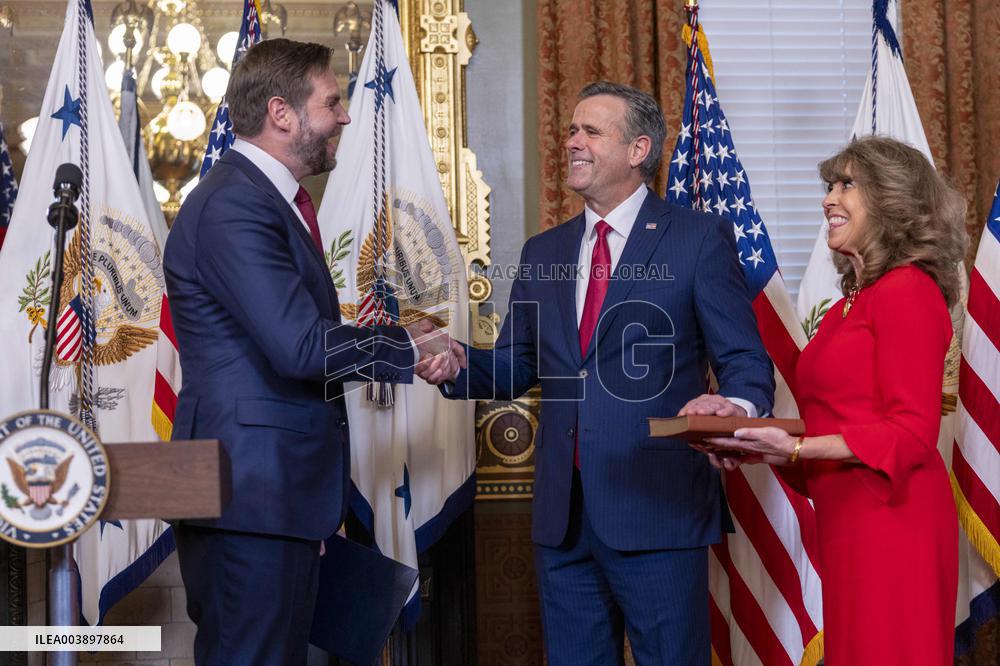 Vice President JD Vance swears in John Ratcliffe as Director of the Central Intelligence Agency