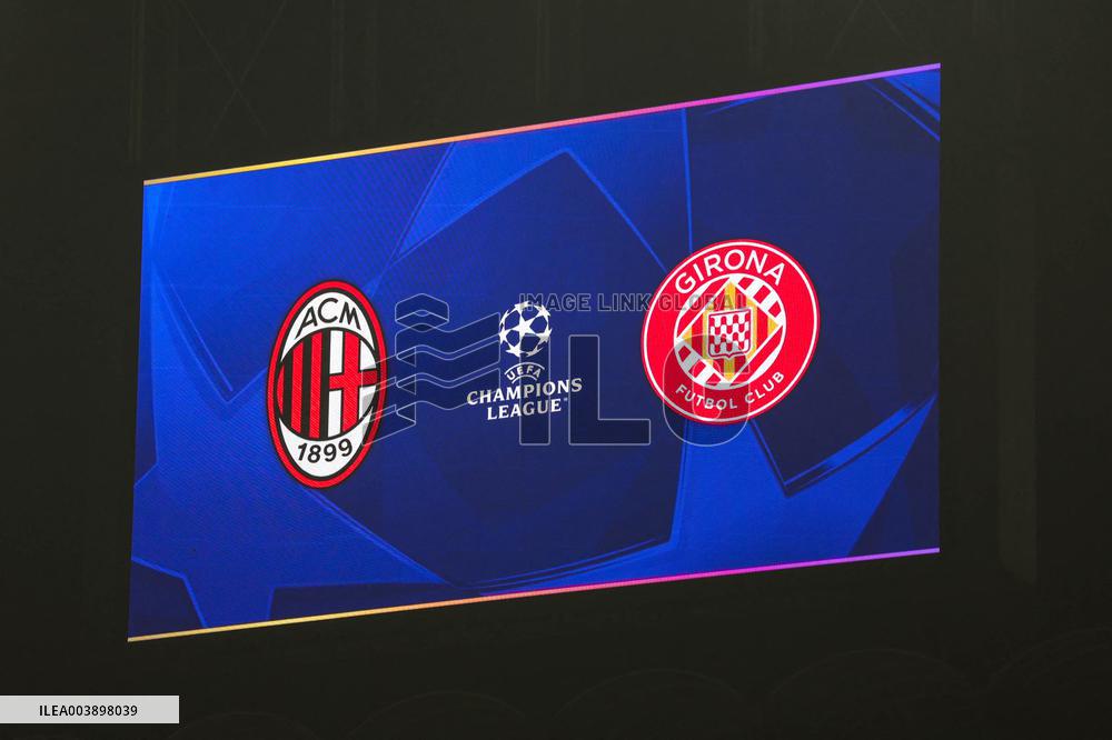 CALCIO - UEFA Champions League - Ac Milan vs Girona FC
