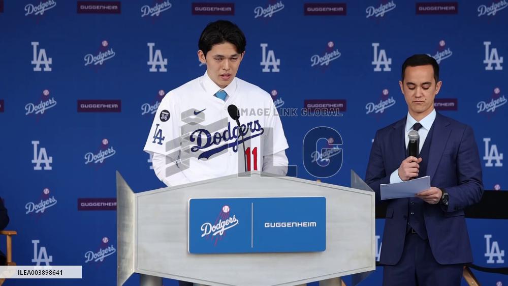 Baseball New Los Angeles Dodger Roki Sasaki