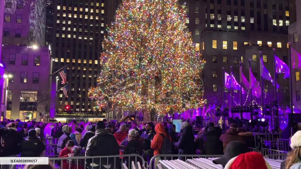 Xmas tree at Rockefeller Center