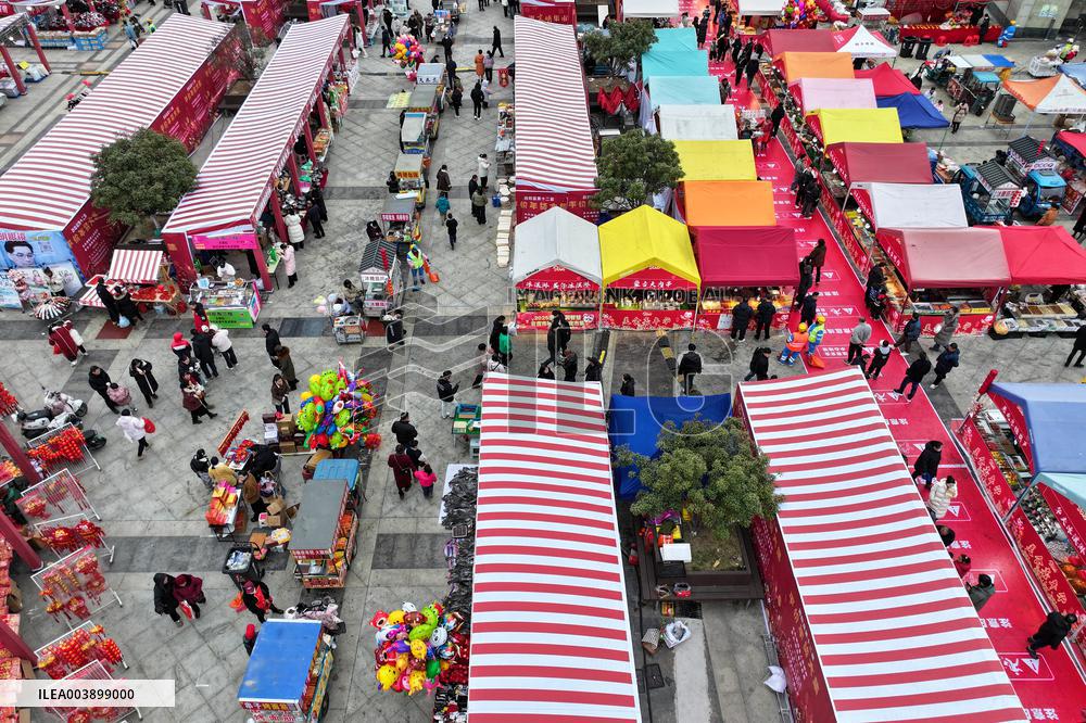 Chinese People Prepare For The Spring Festival