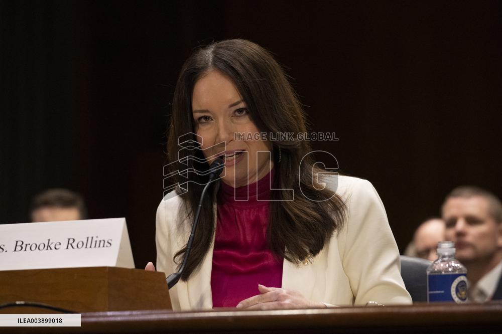 Hearings To Examine The Nomination Of Brooke Rollins To Be Secretary Of Agriculture - DC