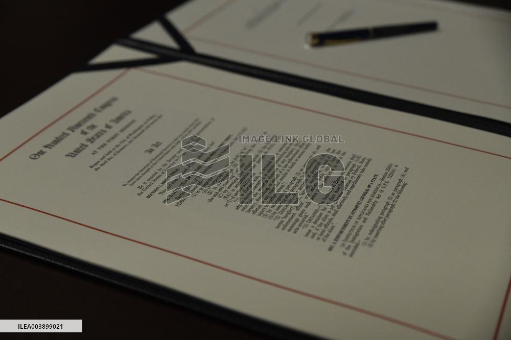 Speaker Johnson Holds Enrollment Ceremony For The Laken Riley Act - DC