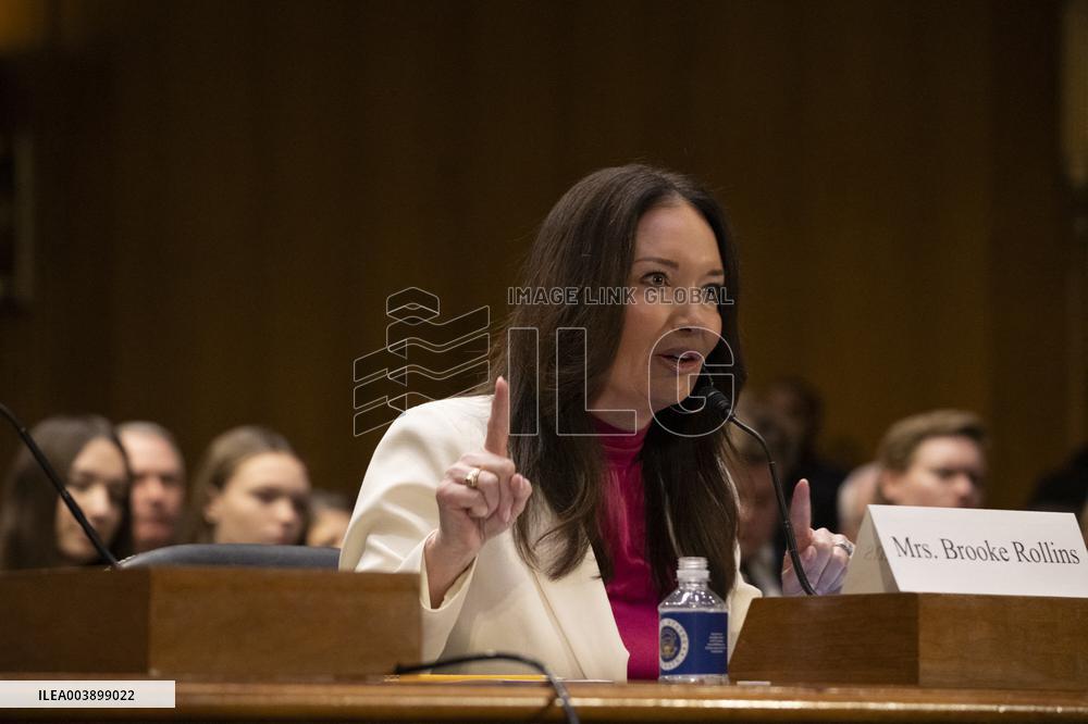Hearings To Examine The Nomination Of Brooke Rollins To Be Secretary Of Agriculture - DC