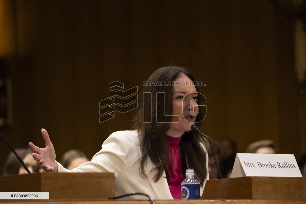 Hearings To Examine The Nomination Of Brooke Rollins To Be Secretary Of Agriculture - DC
