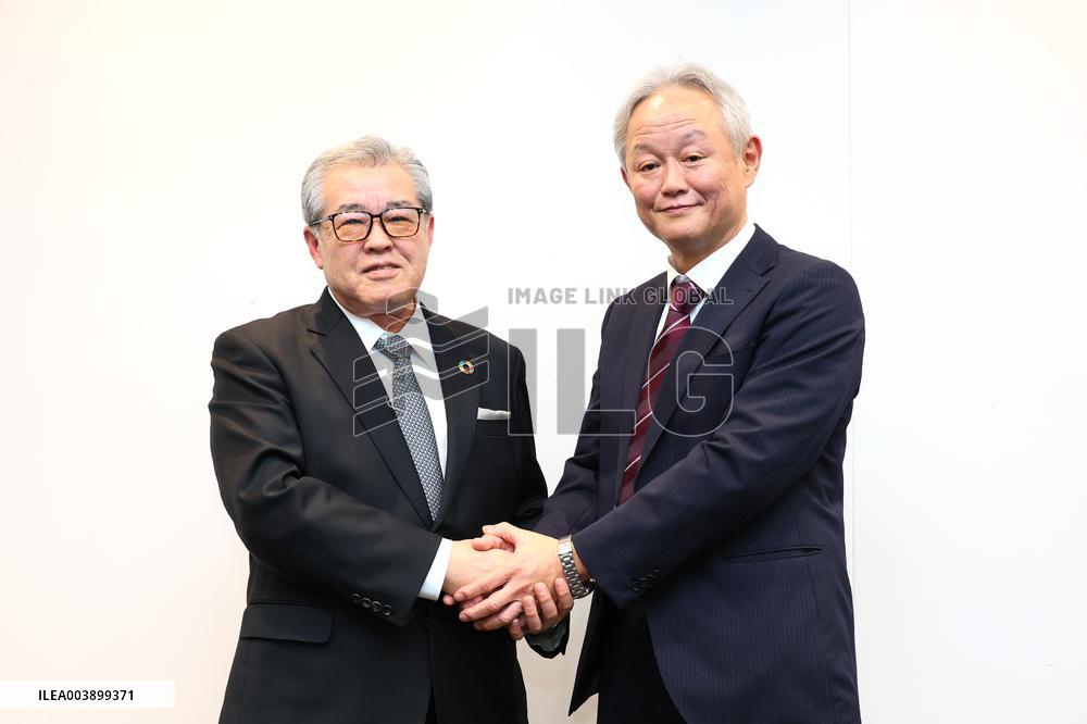 Japan Marine United (JMU) President's inauguration press conference